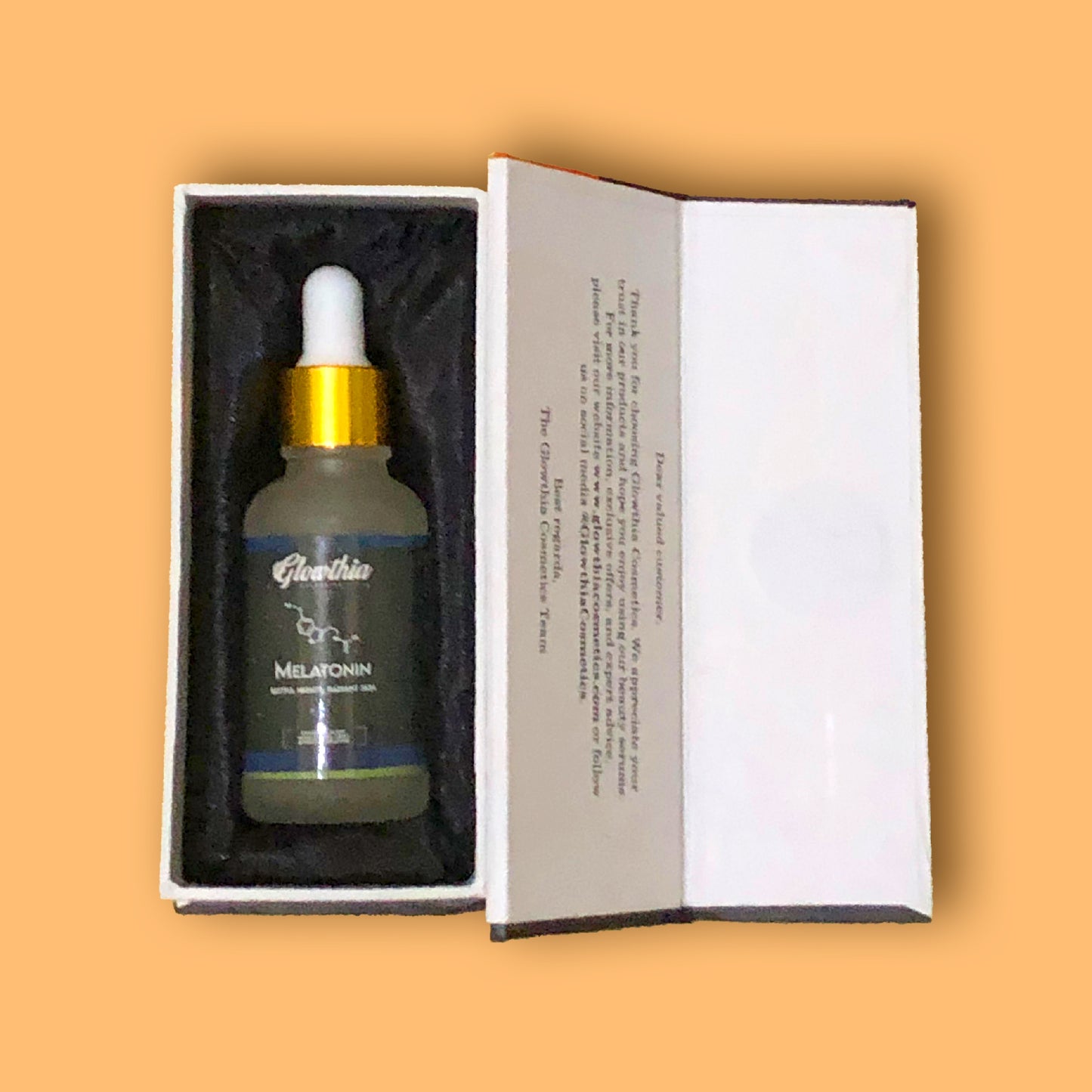 Glowthia Melatonin Night Serum – 30ml | Restful Nights, Radiant Skin | Hydrating & Anti-Aging with Niacinamide & Vitamin E